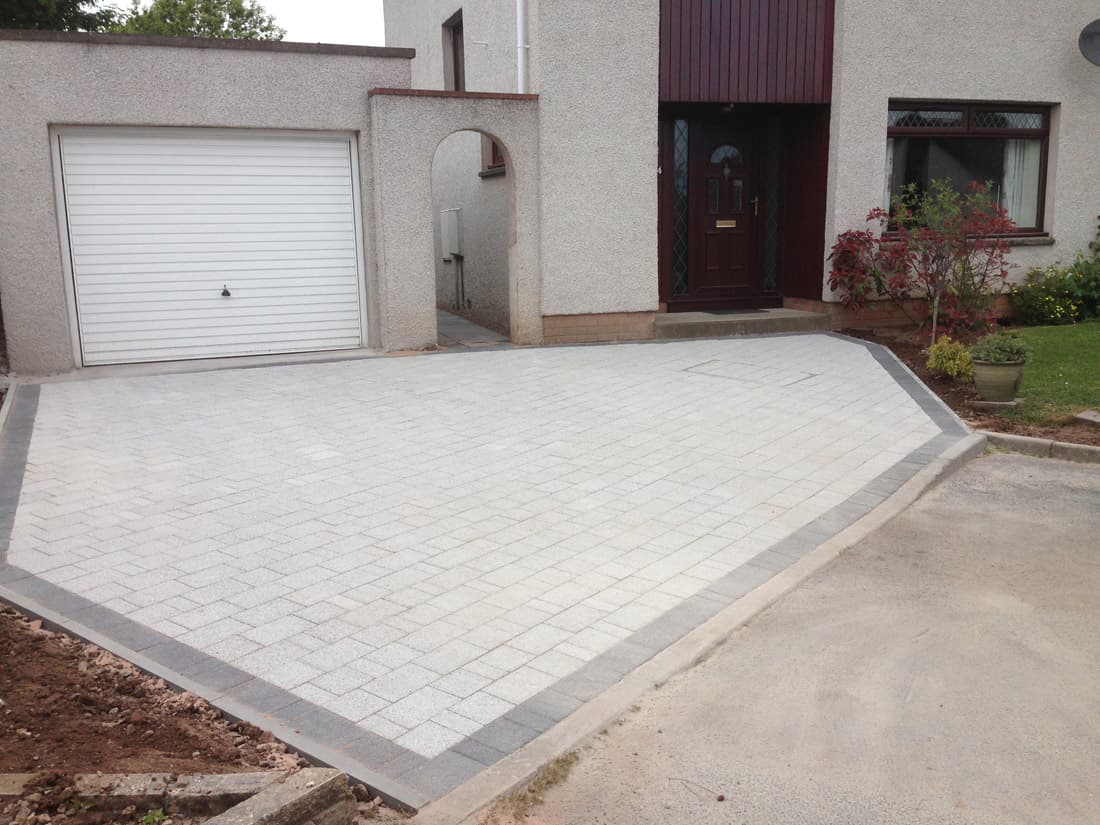 Driveway space for the client's car